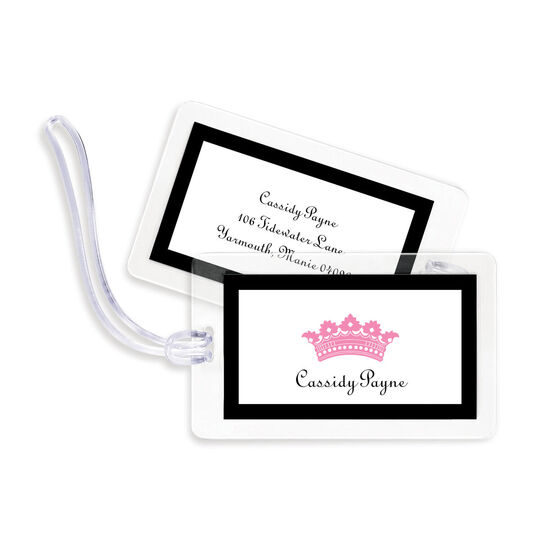 Princess Crown Luggage Tags